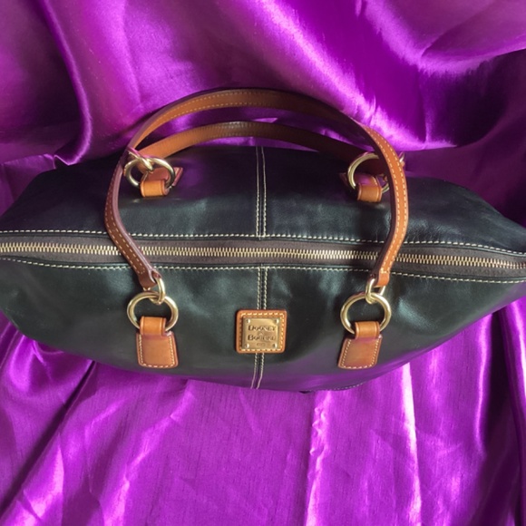 Vintage Dooney&Bourke Black Soft Leather Tote Bag - Picture 8 of 10